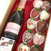 caja moet fresas san valentin